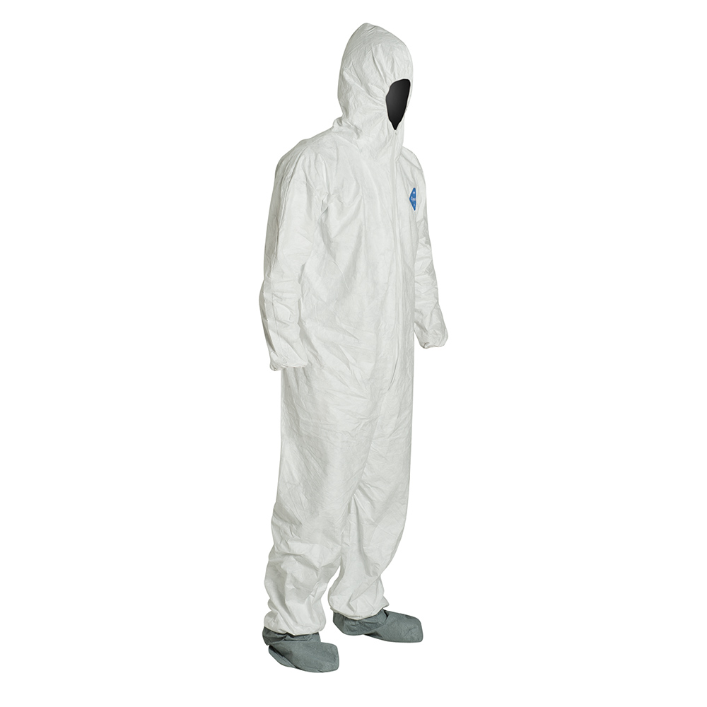 DUPONT Hooded Disposable Coveralls, White, Tyvek(R) 400, zipper – Kyrios  Soter Scientific