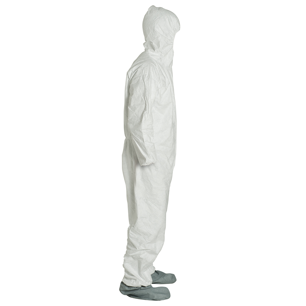 DUPONT Hooded Disposable Coveralls, White, Tyvek(R) 400, zipper – Kyrios  Soter Scientific