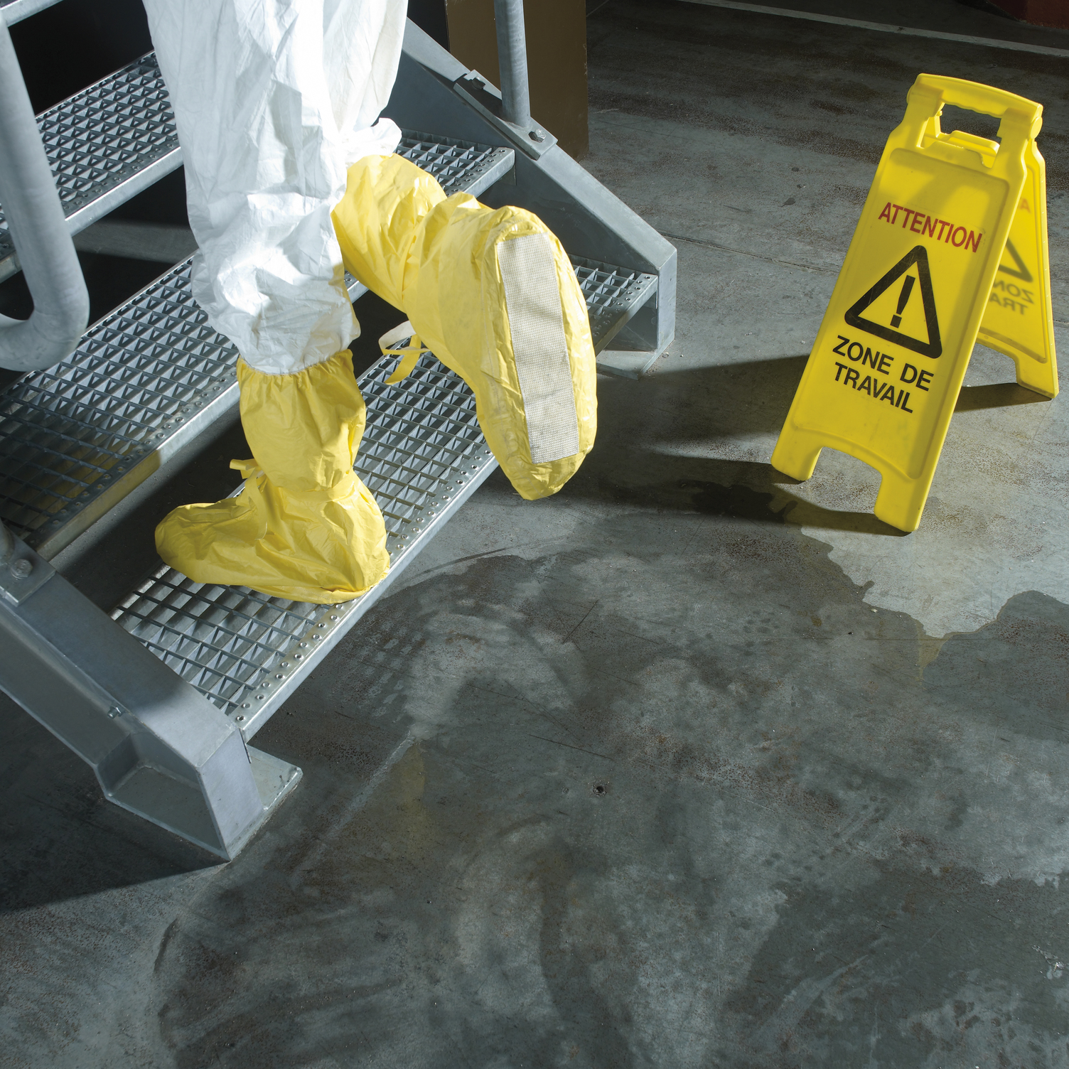 Chemical resistant boot covers top