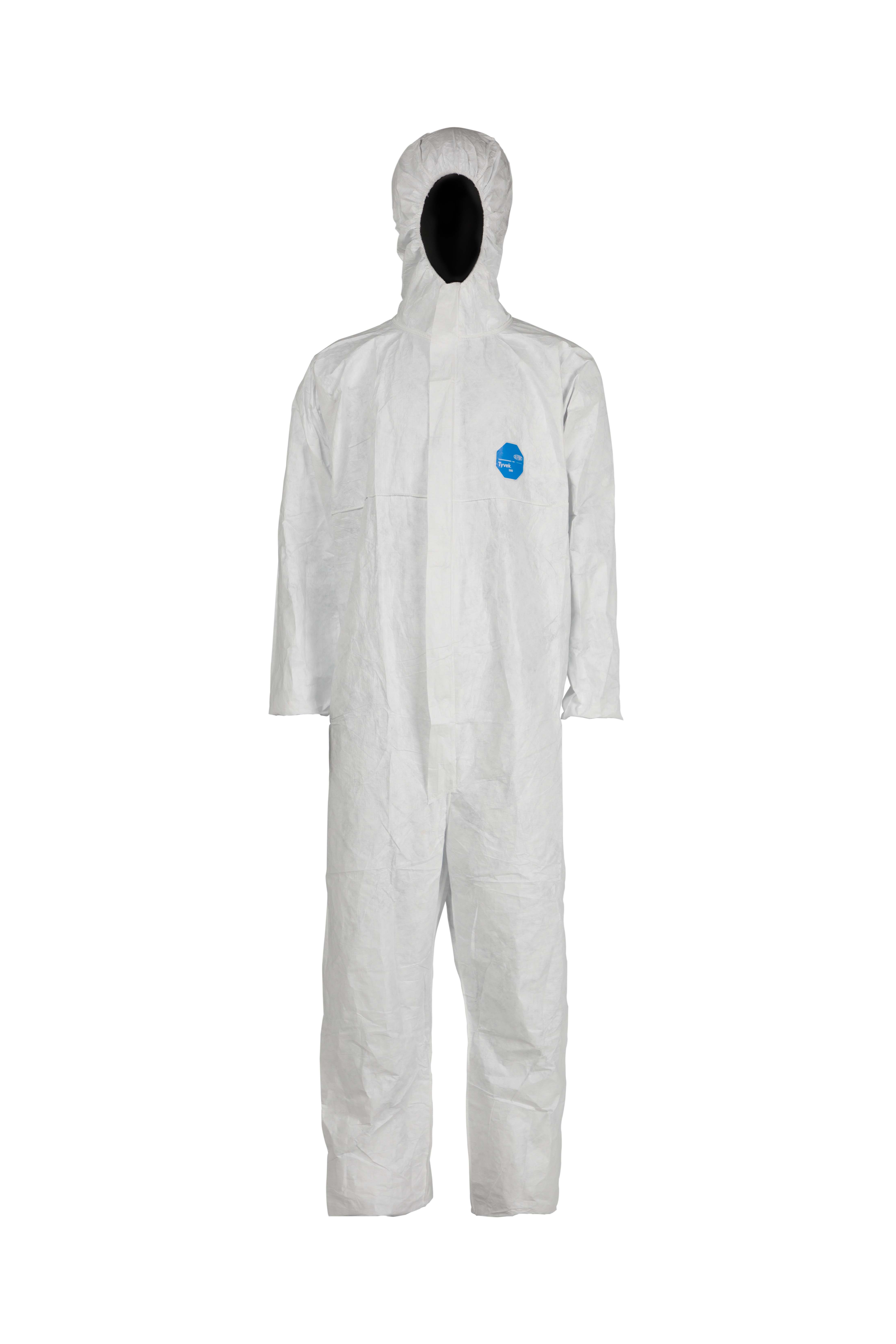 DuPont Tyvek 500 Xpert Hooded Coverall for sale online Size XL D14663986 